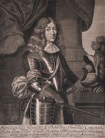 Karl I., Landgraf von Hessen (Porträt): Kupferstich, Kilian/Hoffmann - Antiquariat Steutzger