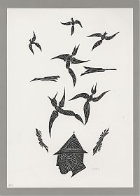 Mark Noe (1919-1977) : [Papiervögel], 1976 - Kunsthandel Steutzger / Buch am Buchrain & Wasserburg am Inn