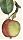 J.V. Sickler, Der schwarze Apis-Apfel. - Altkolorierter Kupferstich, 1801. - JosephSteutzger / Antiquariat / Buch am Buchrain & Wasserburg am Inn