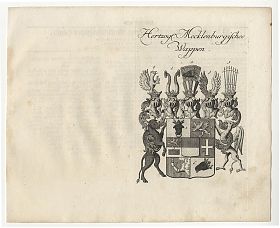 Wappen : Mecklenburg. - Kupferstich, Weigel 1751 -  Joseph Steutzger / Antiquariat / Buch am Buchrain & Wasserburg am Inn