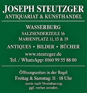 Öffnungszeiten : Antiquariat Steutzger / Wasserburg am Inn